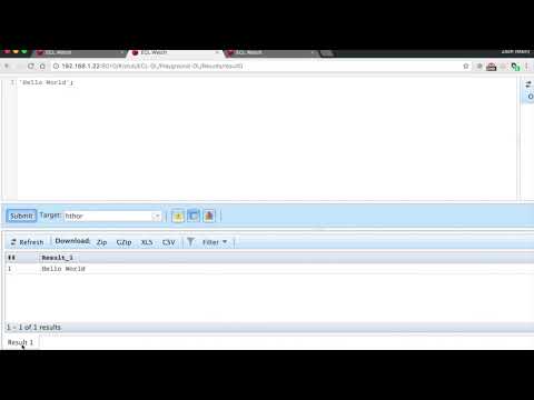 ECL - 'Hello World' Example