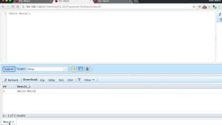 ECL - 'Hello World' Example