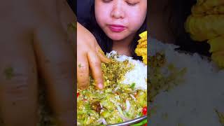 Black egg curry mukbang #shorts