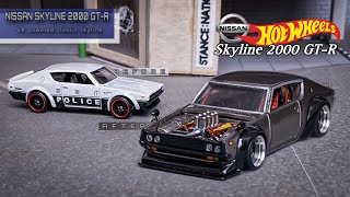NISSAN SKYLINE 2000 GT-R HOT WHEELS CUSTOM || V8 Powered Classic Skyline