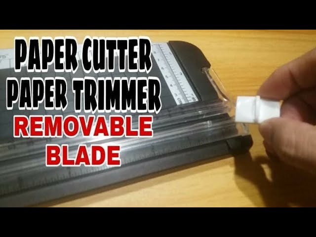 Change a Cricut Paper Trimmer Blade 