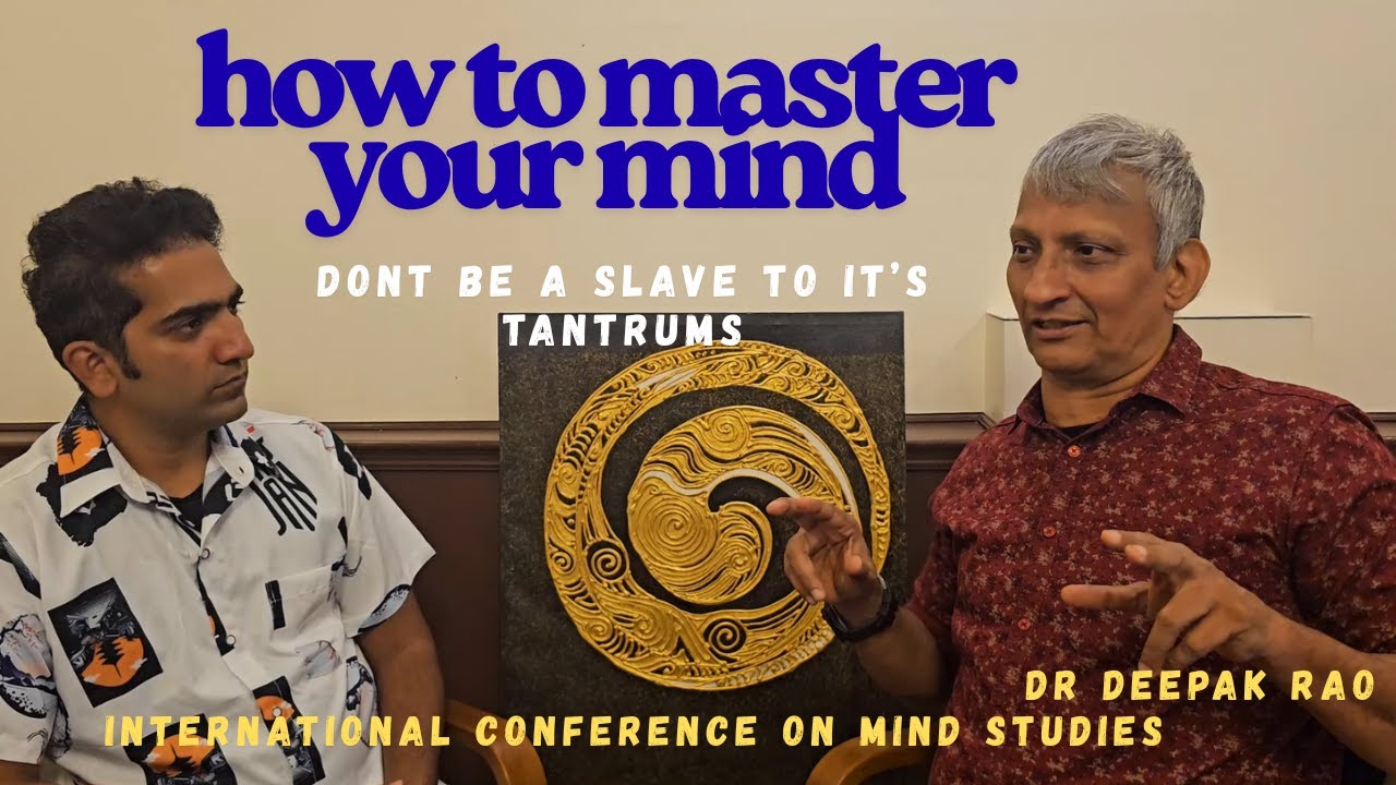 Deepak Rao Md Master Your Mind - Dr Deepak Rao at ICMS on Zen Psychology - YouTube