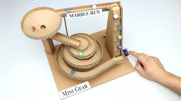 Wow! Amazing DIY Marble Run Machine from Cardboard