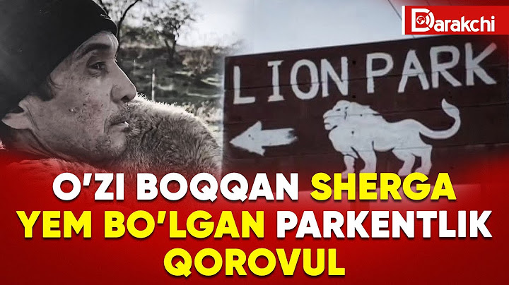 O’ZI BOQQAN SHERGA YEM BO’LGAN PARKENTLIK QOROVUL