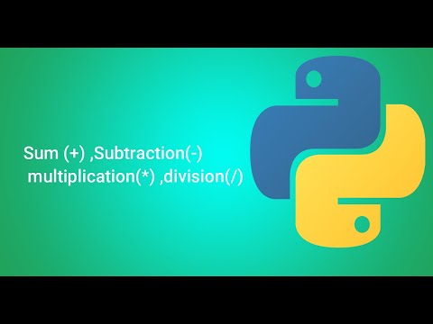 Math Operators In Python Language !!!