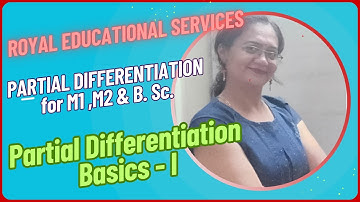 Partial Differentiation Part 1