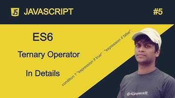 Ternary Operator in javascript #javascript #reactjs #es6