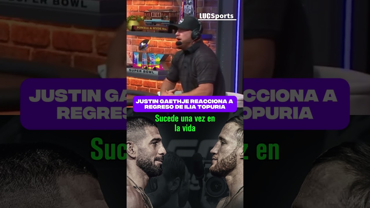 Gaethje reacciona a REGRESO DE Topuria: "Tiene que suceder" 💥 