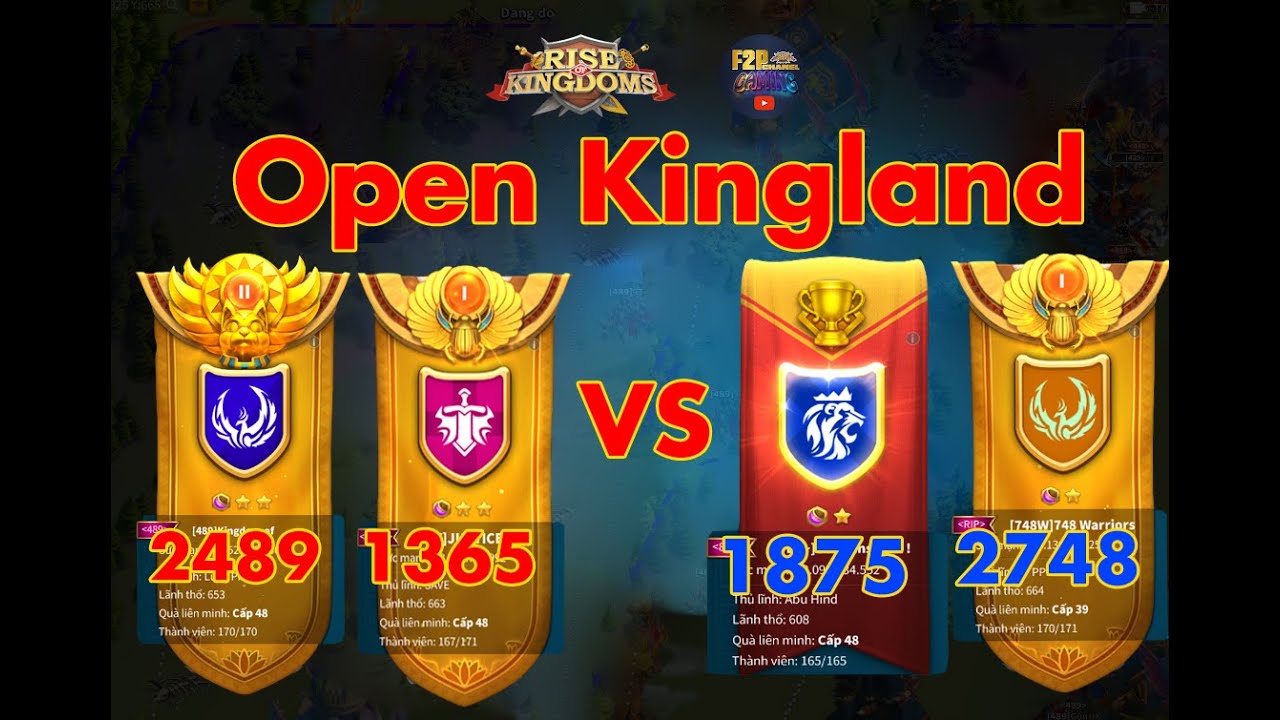 🔴KVK 2489 + 1365 Vs 2748 + 1875 | Mở Kingland !!! 
