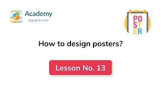How to Design Posters with Canva: Lesson 13