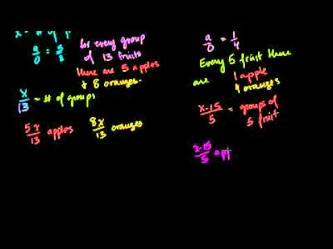 Более сложная задача на соотношение количеств