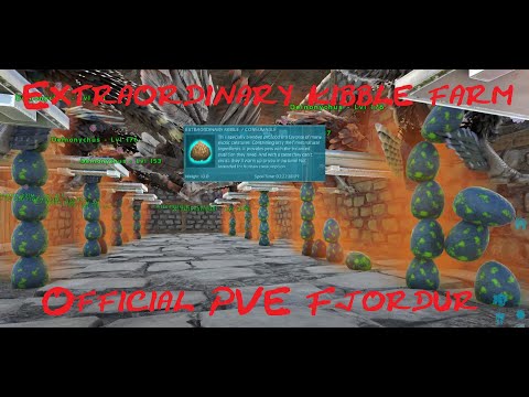 Ark Official PVE Extraordinary Kibble farm on Fjordur