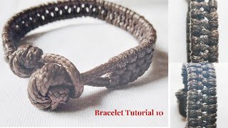 Easy Bracelet Tutorial 10 | Gelang tangan  dengan simpul yang mudah | satu simpul jadi 2 pola