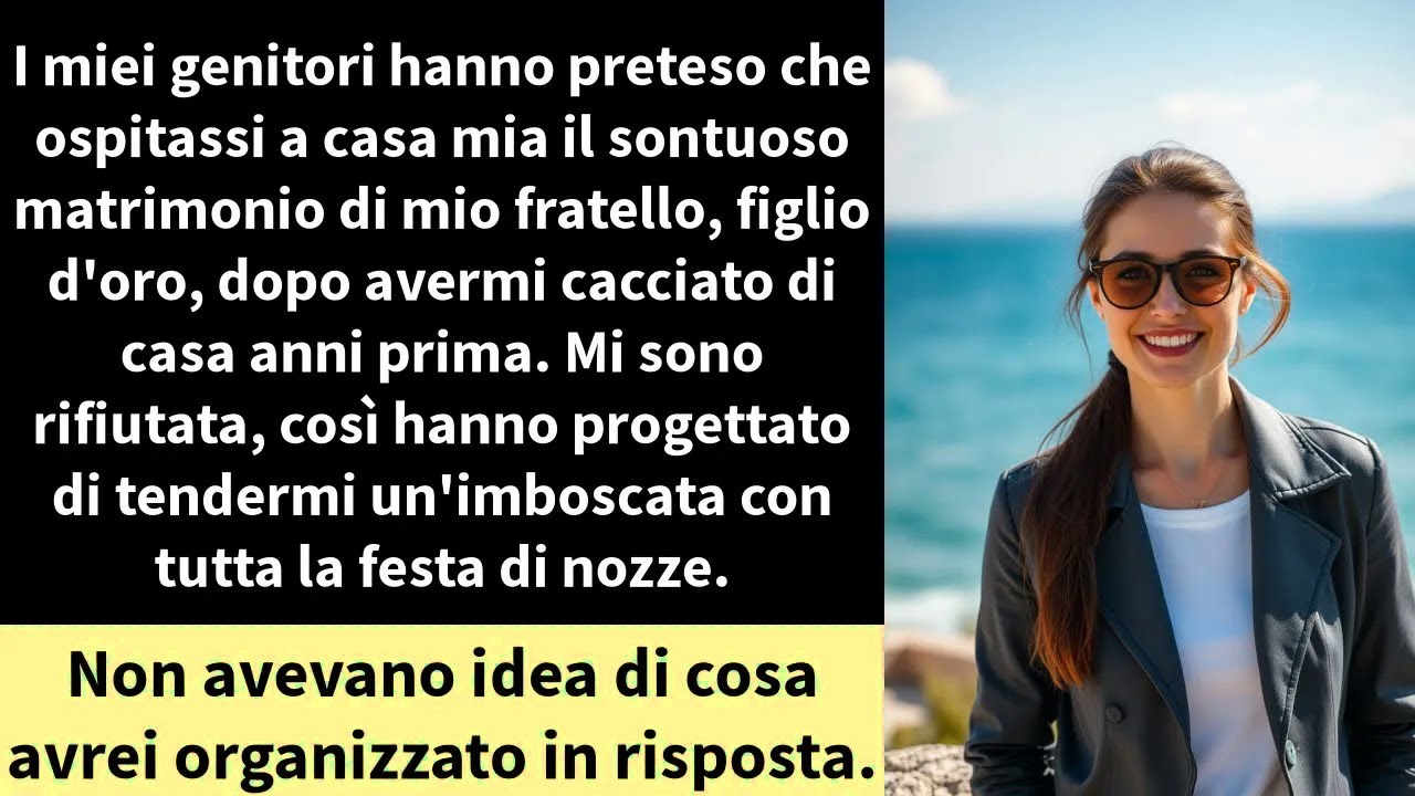 I miei genitori hanno preteso che ospitassi a casa mia il sontuoso matrimonio di mio fratello