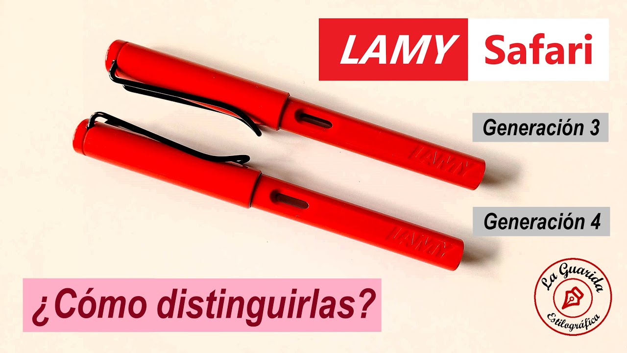 Lamy Safari - Diferencias Externas Generación 3 y 4