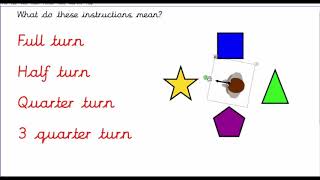 Maths Describing Turns