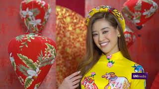 Á HẬU HOÀNG MY RỦ TOP 3 MISS UNIVERSE VIETNAM ĐỌC RAP CHÚC TẾT TÂN SỬU VÀ CÁI KẾT screenshot 5