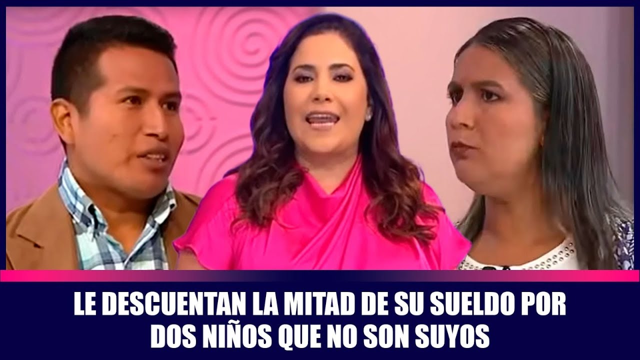 Le descuentan la mitad de su sueldo por dos niños que no son suyos | Andrea