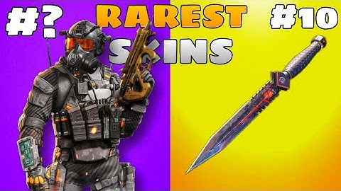 Top 5 Most Rarest Skins In Call Of Duty Mobile | CODM | INKY GAMING