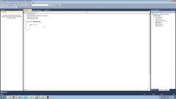 C# Beginners Tutorial   19   Overview of Namespaces and Classes