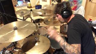 Decrepit Birth (hieroglyphic) live iPhone drum cover/playthrough by Michael Ranne Jr