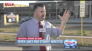 Student in custody after "zip gun" found at Seven Lakes High School