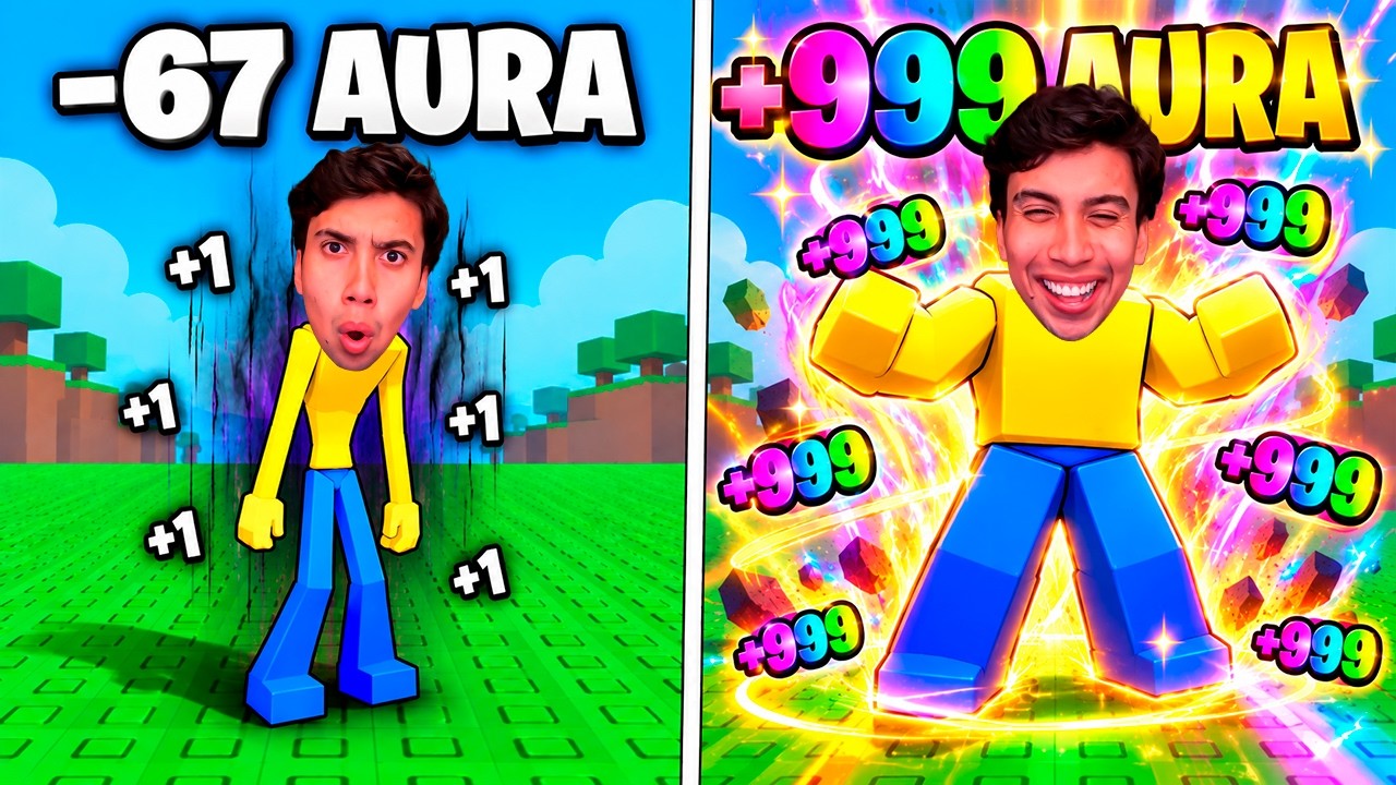 CADA PASO TE DA MAS AURA EN ROBLOX!💀