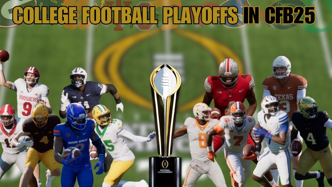 College Football Playoffs in CFB25!!! - YouTube
