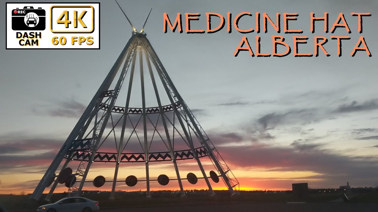 🚗 4K Scenic Drive Through Medicine Hat, Alberta 🌄 | Explore the Sunniest City in Canada!