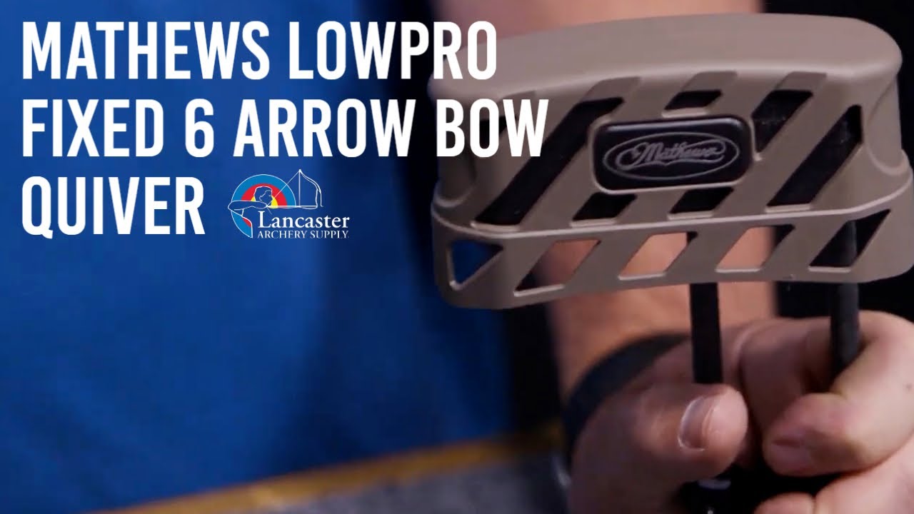 Carquois Mathews Lowpro Carquois Fixe Mathews LowPro 6 Flèches - Pour