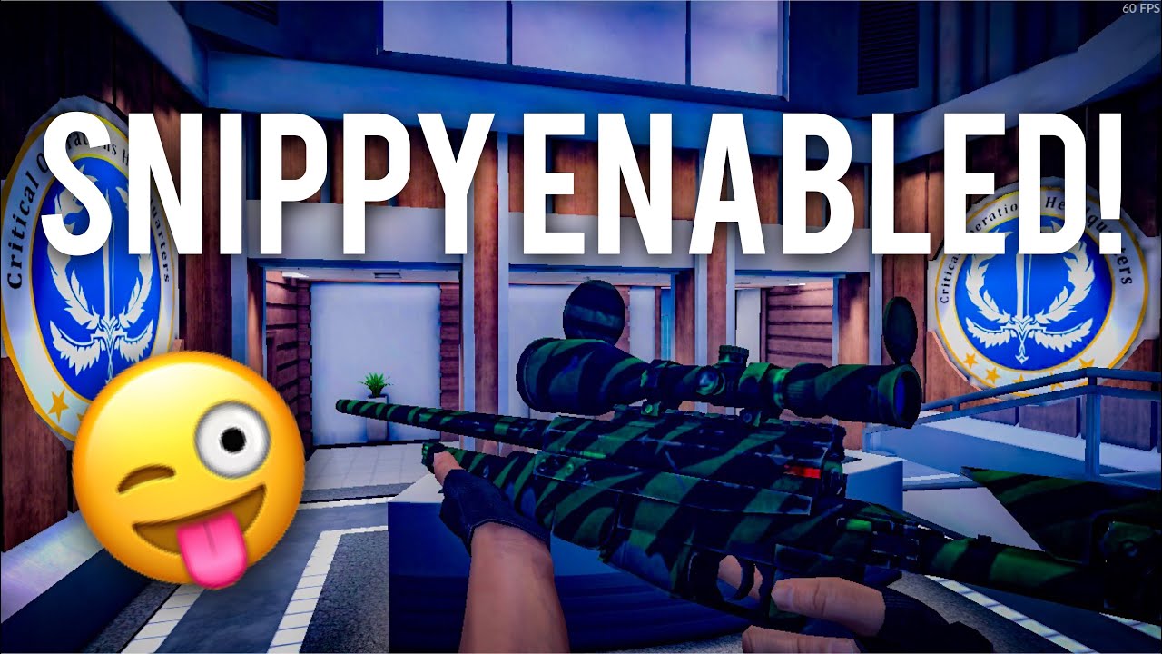 Critical Ops Sniper Montage #20 SNIPPY ENABLED! (PUBG Mobile Flick)