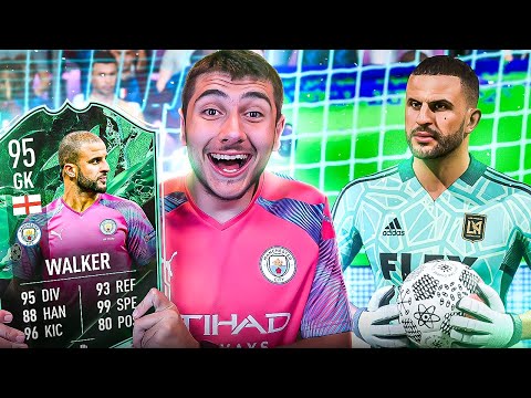 I used Shapeshifters Kyle Walker in GK!