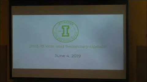 Irvington UFSD School Board Meeting - June 4th, 2019