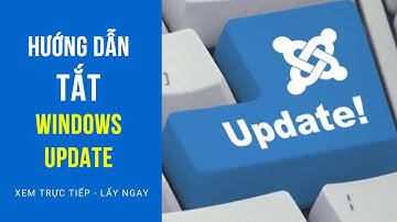 Hướng dẫn tắt Windows update