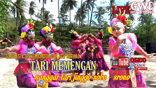 TARI MEMENGAN | simulasi aktualisasi seni - sanggar tari JINGGO SOBO live GWD BANYUWANGI