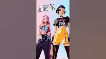 Zoey and Mira Outfit Swap ver.👗 #zoeykpdh #kpop #tyladance #kpopdemonhunters