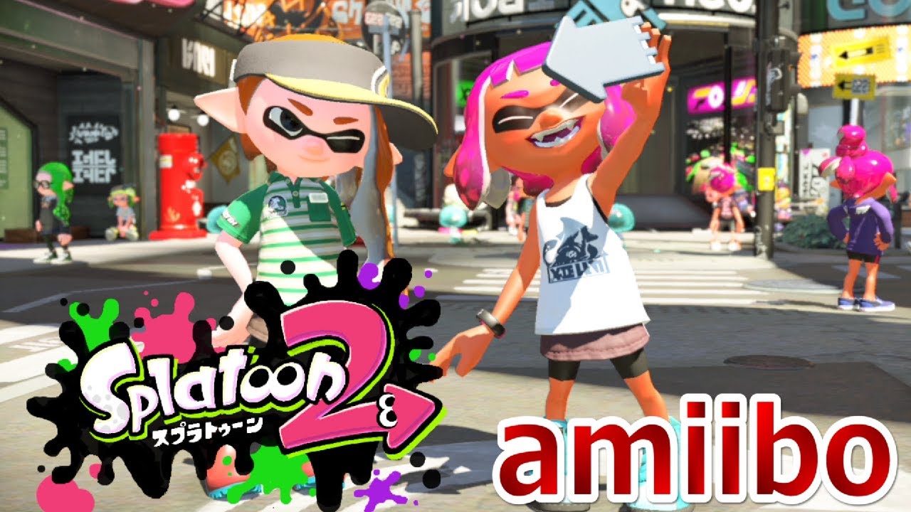 ガールのアミーボ Amiibo 使ってみた Splatoon2 スプラトゥーン2 ちょっとおもしろい実況プレイ Youtube