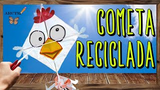 Cómo hacer una cometa personalizada en menos de 5 minutos - DIY 🐔🪁