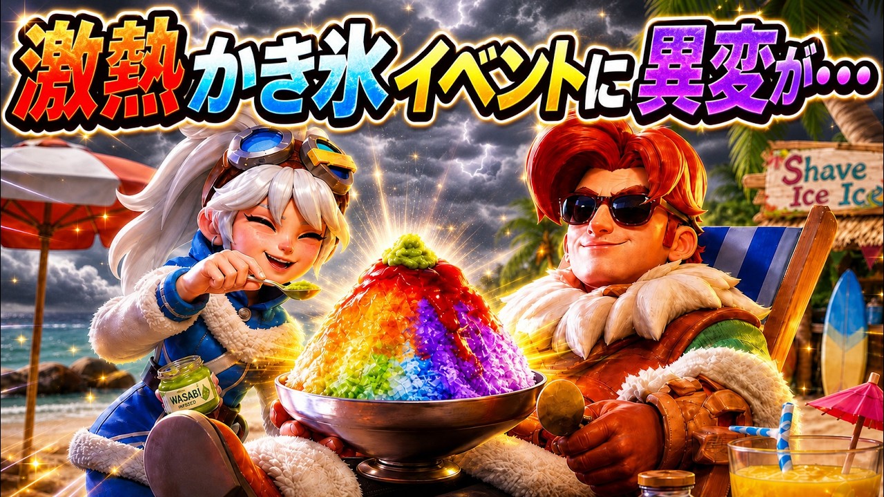 “AFTER PARTY”うみ＆しろは ホイル CXチャレンジ優勝 Bad News] The Shaved Ice Event Has Changed Drastically!! [Whiteout