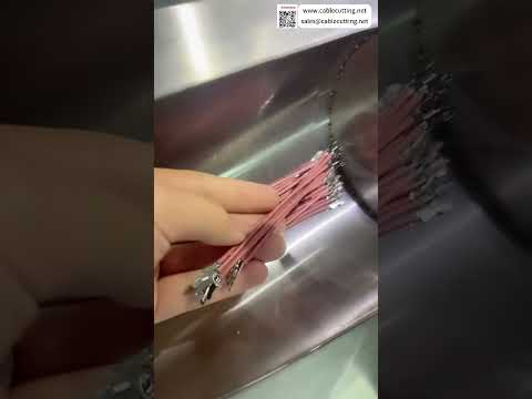 Reverse Strip Feed Terminal Crimping Silicone Wire Custom Operations Testing Output Systems