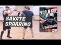 Sparring with my new savate boots  savate fight camp 10