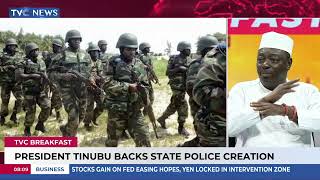 President Tinubu Backs State Police Creation