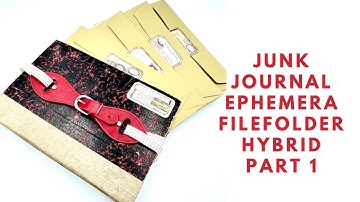 VINTAGE- ENVELOPE- EPHEMERA-FILEFOLDER-JUNKJOURNAL -PART 1-  #craftwithme #junkjournalideas
