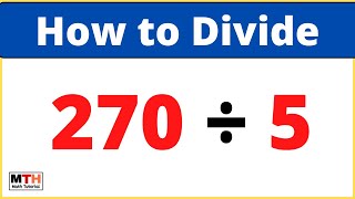 270 divided by 5 (270÷5) | Value of 270/5 | Long Division