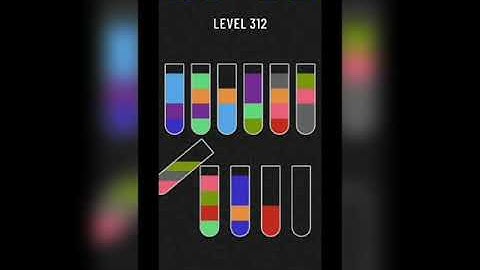 Water sort puzzle level 312
