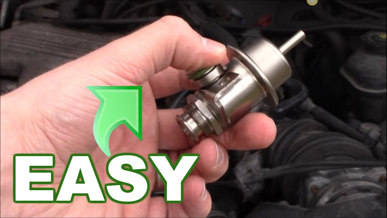 How to replace a fuel pressure regulator - YouTube chrysler 3 8 engine diagram fuel rail 