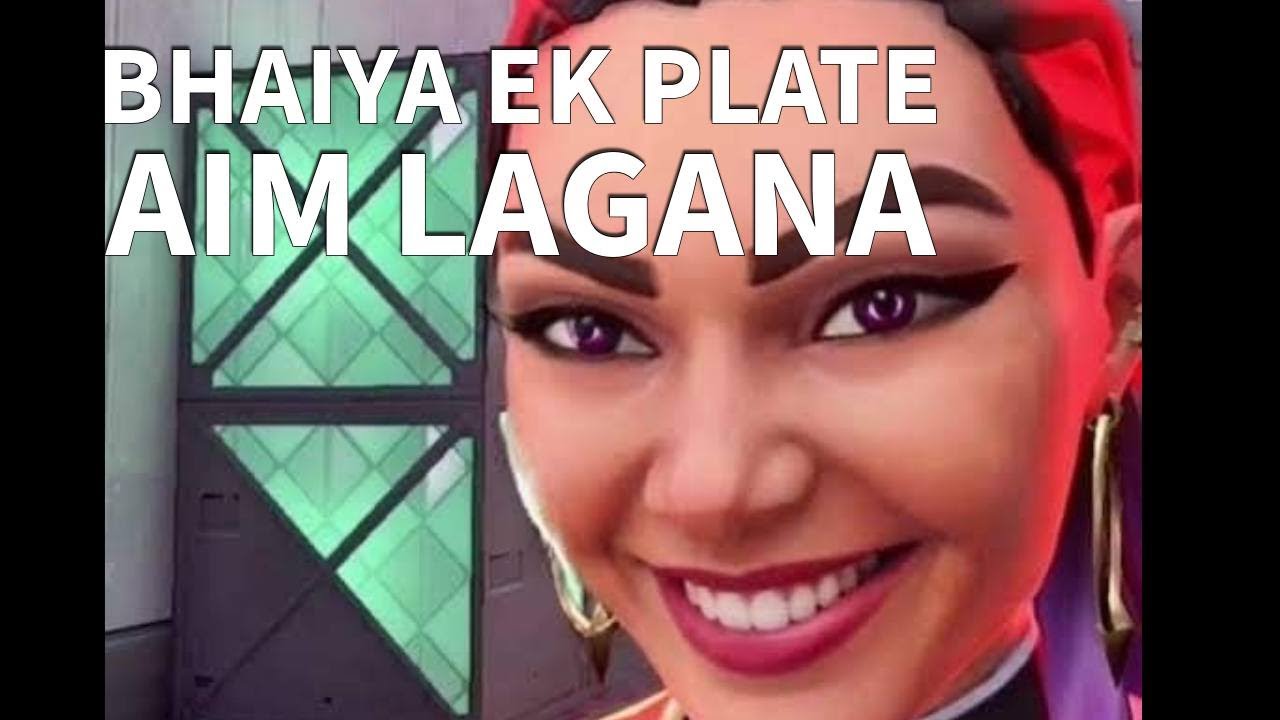 BHAIYA EK PLATE AIM LAGANA| VALORANT| LIVE |  FACECAM