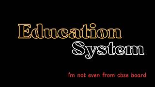 education system ☕ + study update