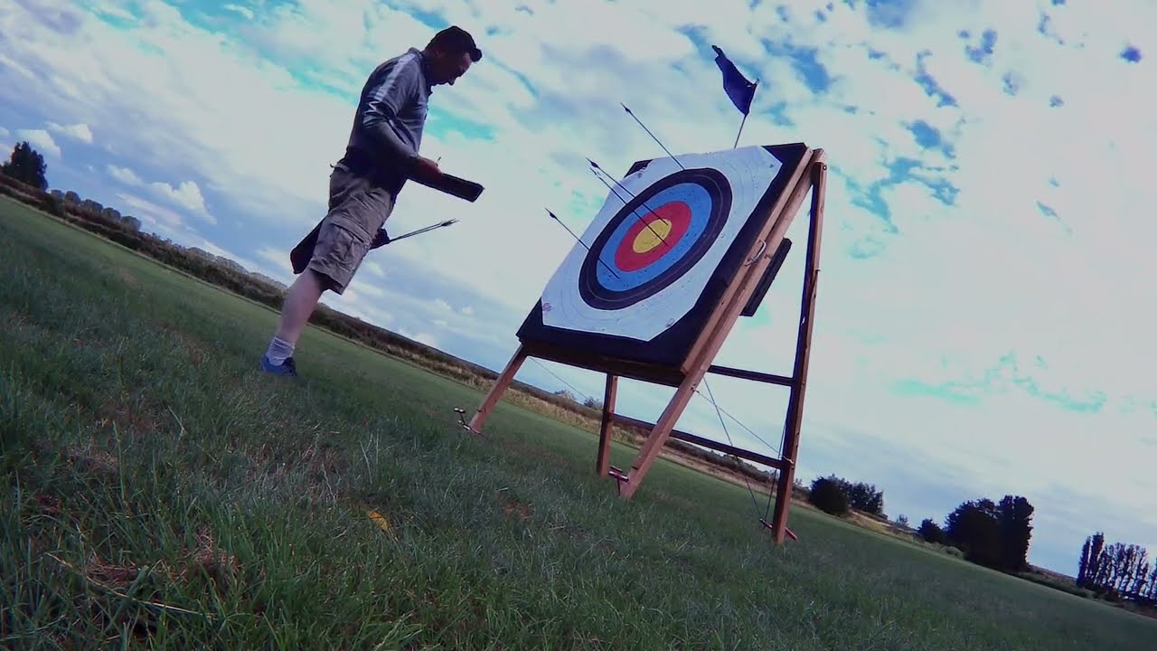 100 Yards Archery Barebow Training Night Timelapse