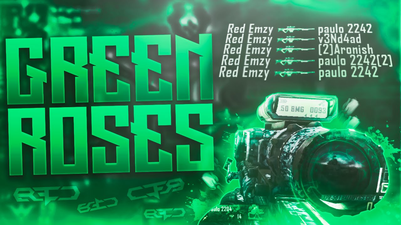 Red EmZ - Green Roses